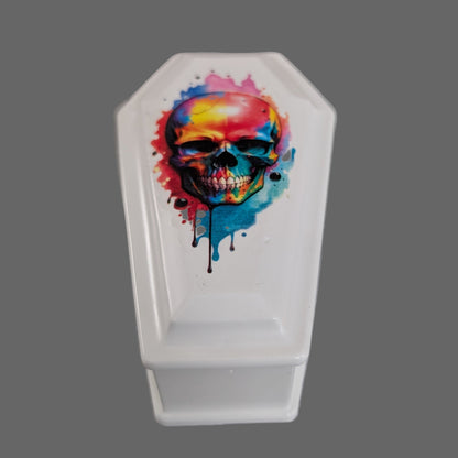 Knickknack - Resin coffin trinket box with lid