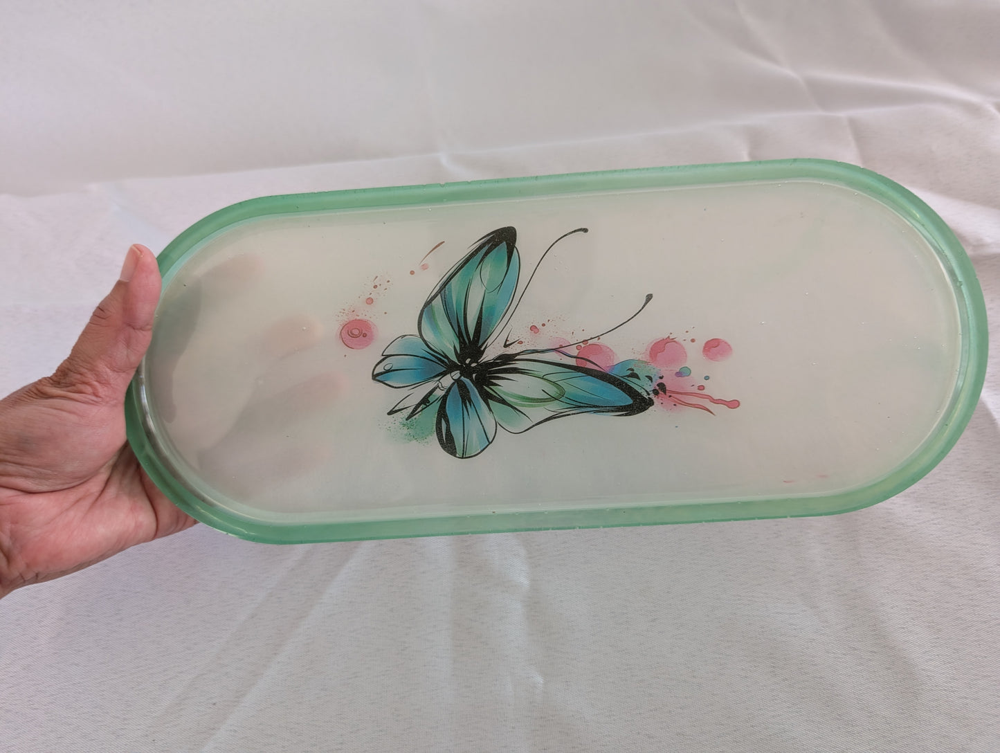 Knickknack - Resin X Large oval trinket dish