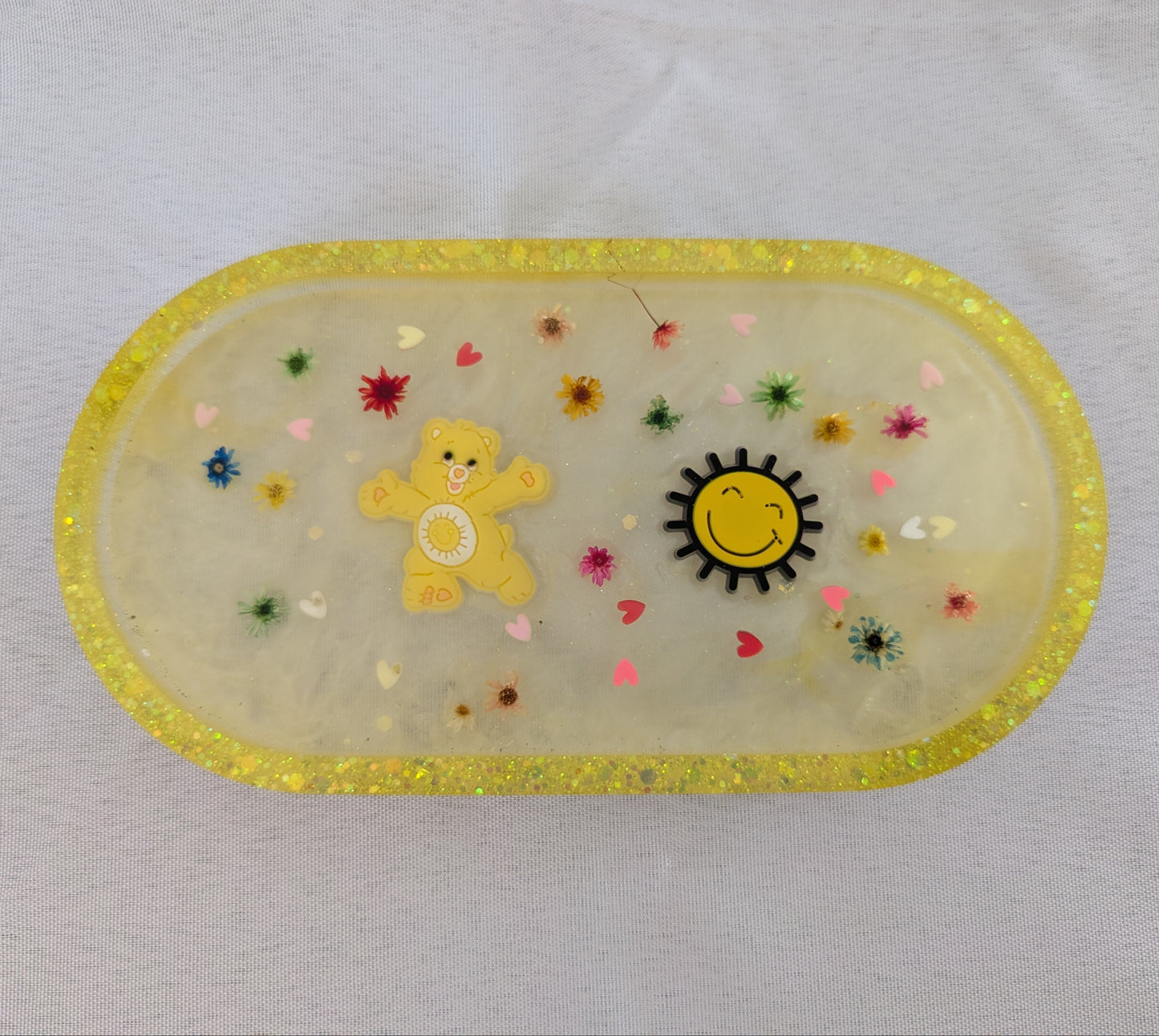 Knickknack - Resin oval trinket dish (Care Bears)