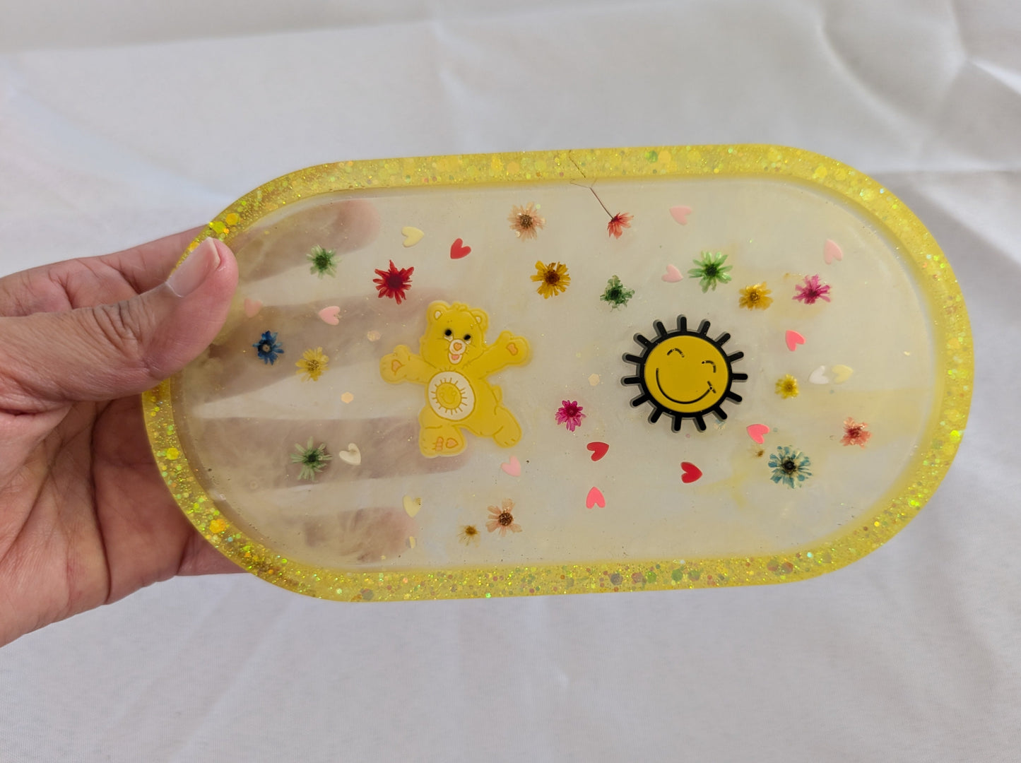 Knickknack - Resin oval trinket dish (Care Bears)