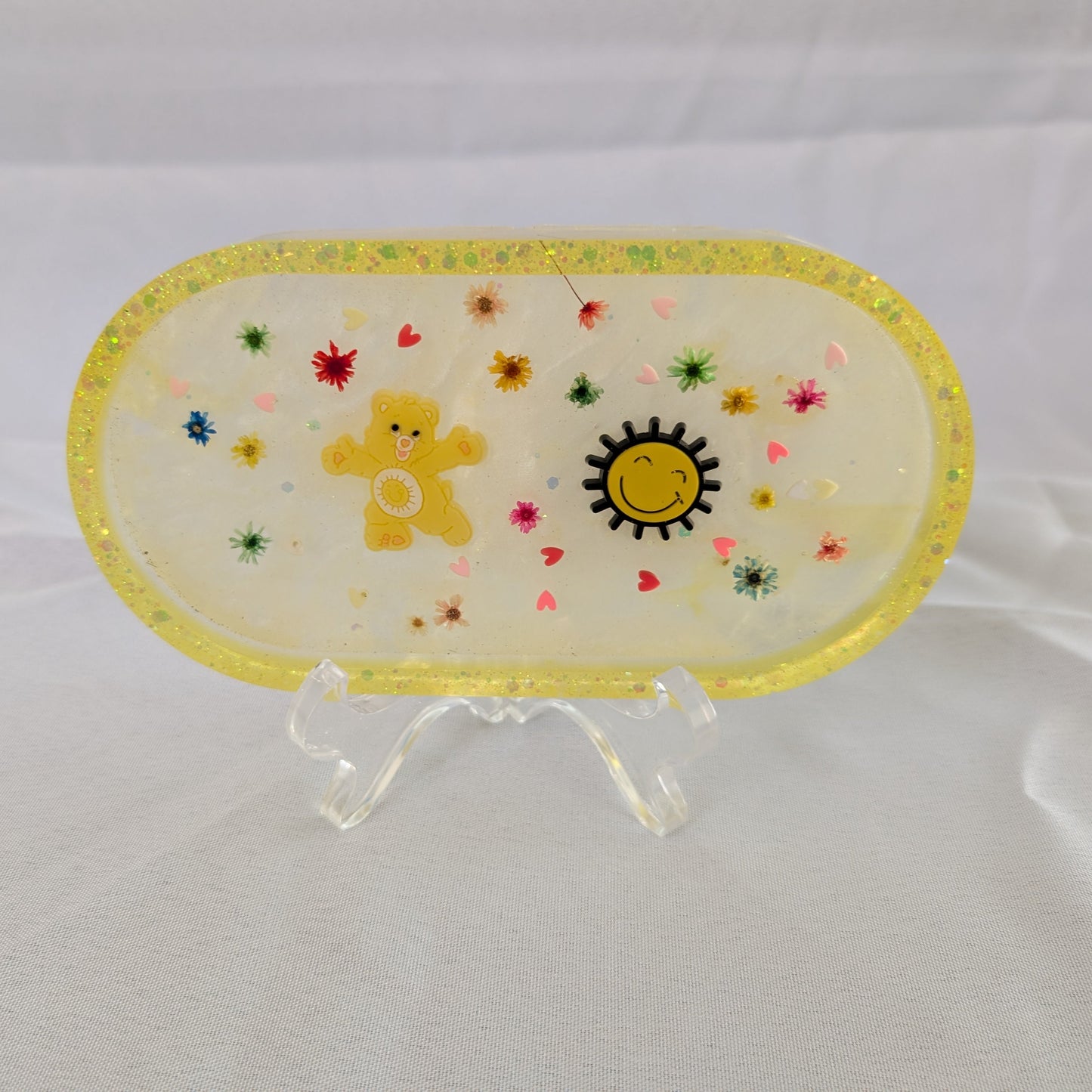 Knickknack - Resin oval trinket dish (Care Bears)