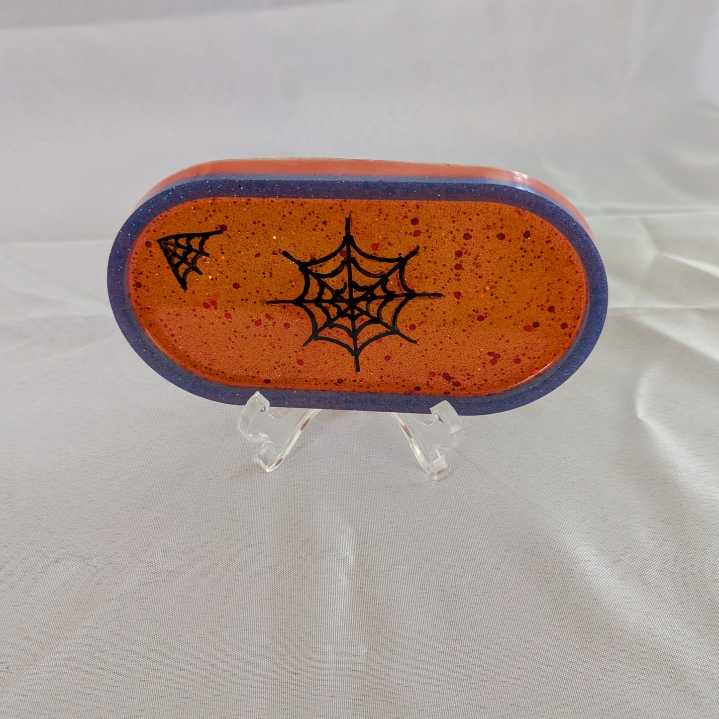 Knickknack - Resin oval trinket dish (Super hero themed)