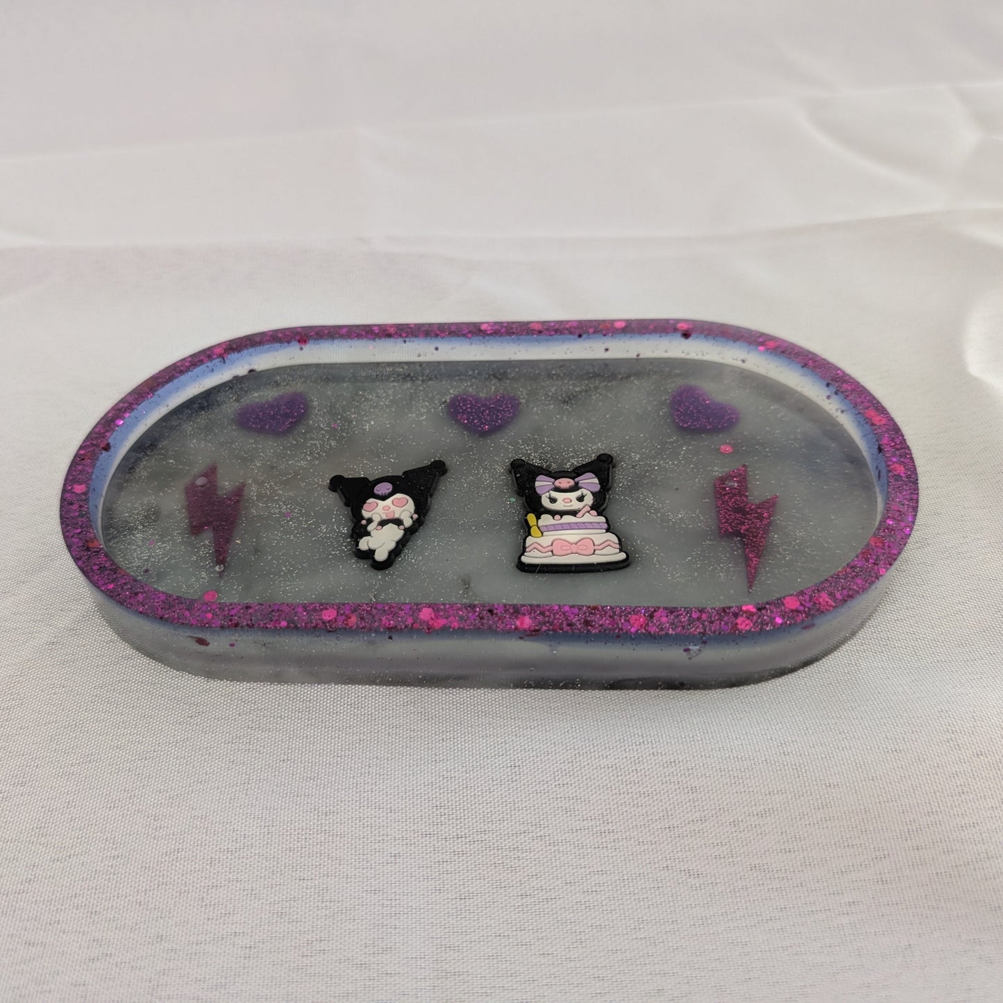 Knickknack - Resin oval trinket dish (Hello Kitty & Friends)