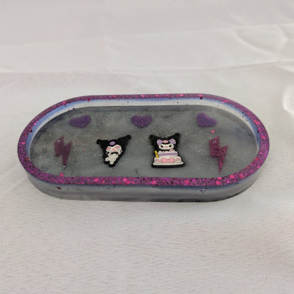 Knickknack - Resin oval trinket dish (Hello Kitty & Friends)