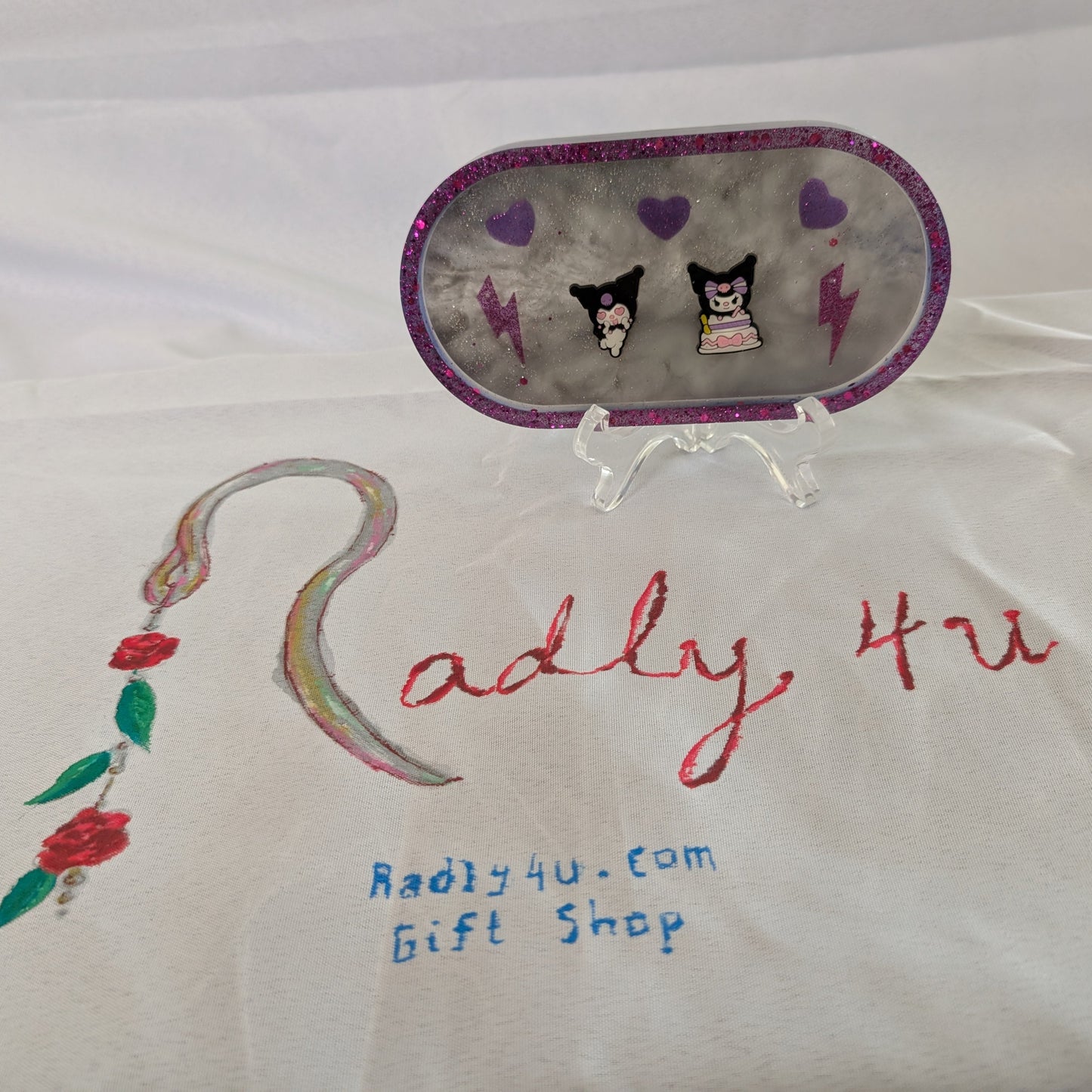 Knickknack - Resin oval trinket dish (Hello Kitty & Friends)