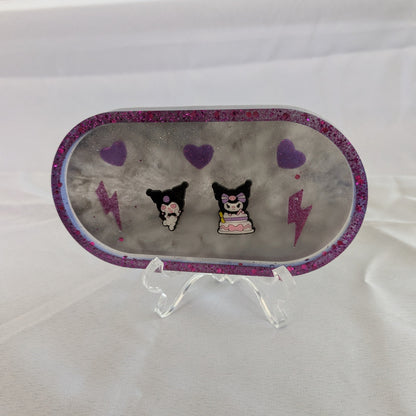 Knickknack - Resin oval trinket dish (Hello Kitty & Friends)