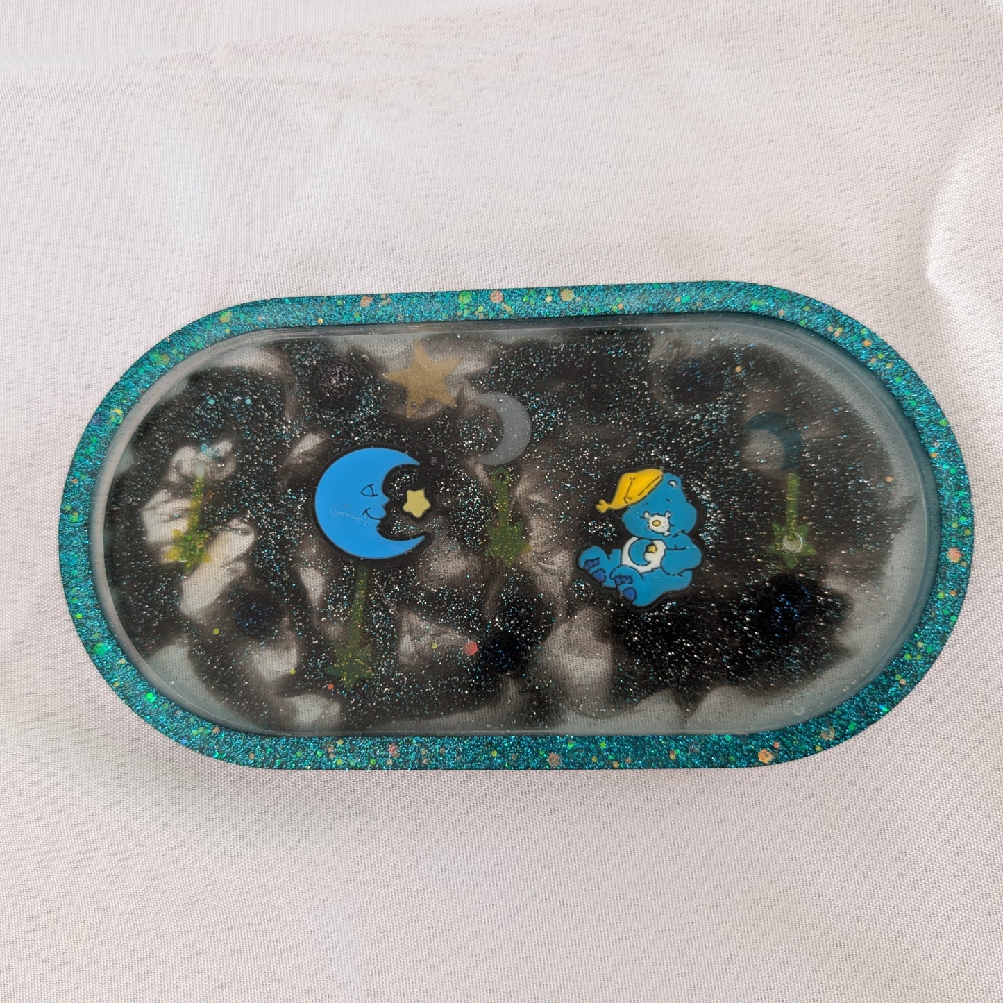 Knickknack - Resin oval trinket dish (Care Bears)