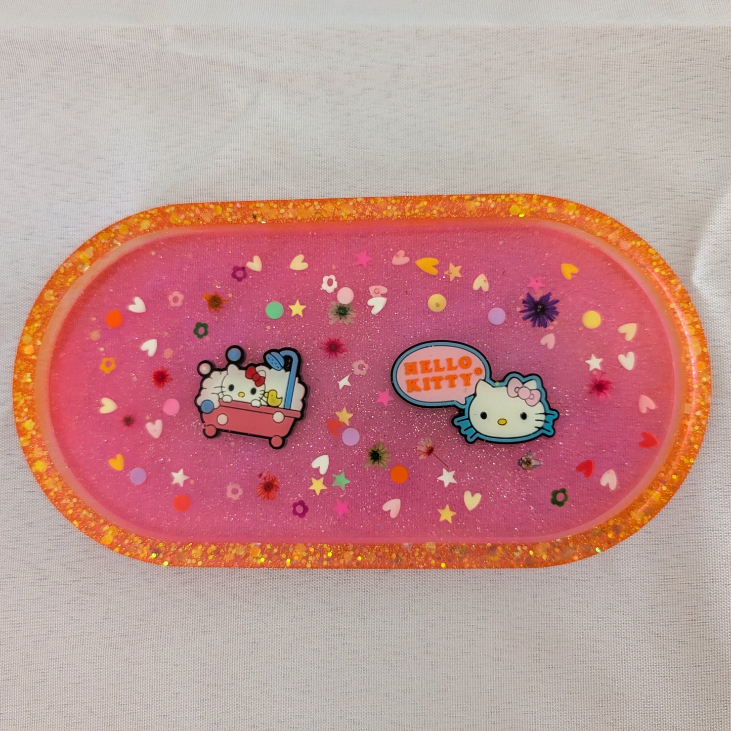Knickknack - Resin oval trinket dish (Hello Kitty & Friends)