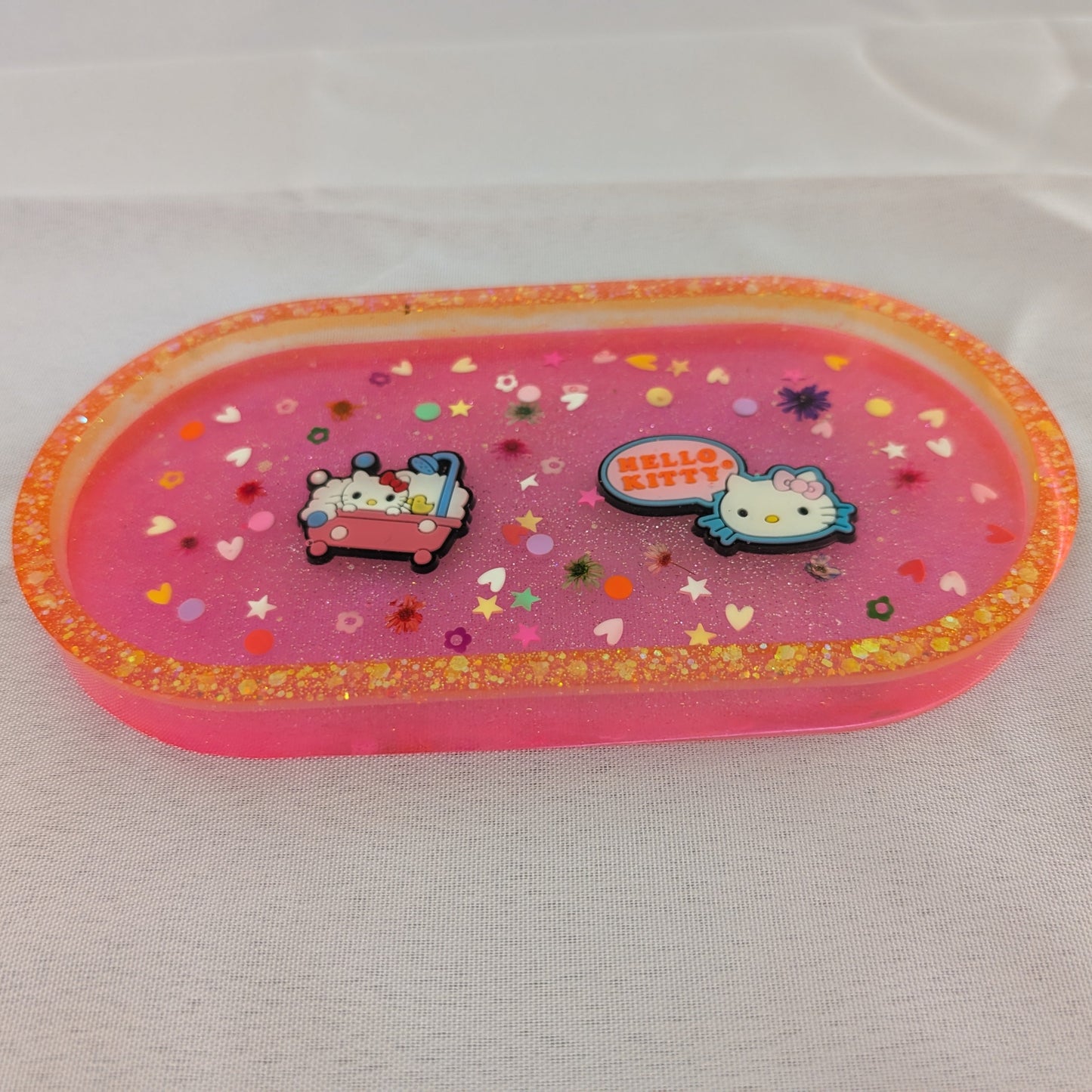 Knickknack - Resin oval trinket dish (Hello Kitty & Friends)