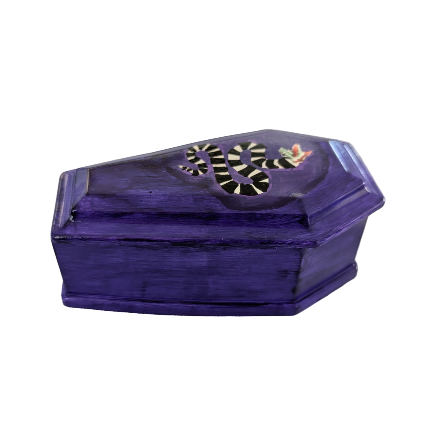 Knickknack - Resin coffin trinket box with lid