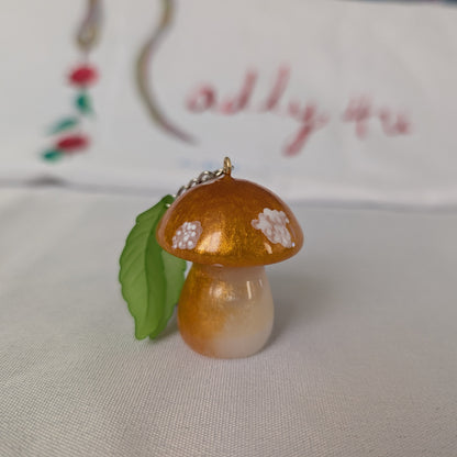 Keychain - Resin mushroom A