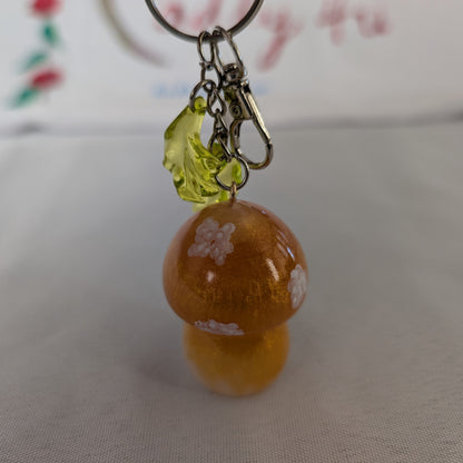 Keychain - Resin mushroom B