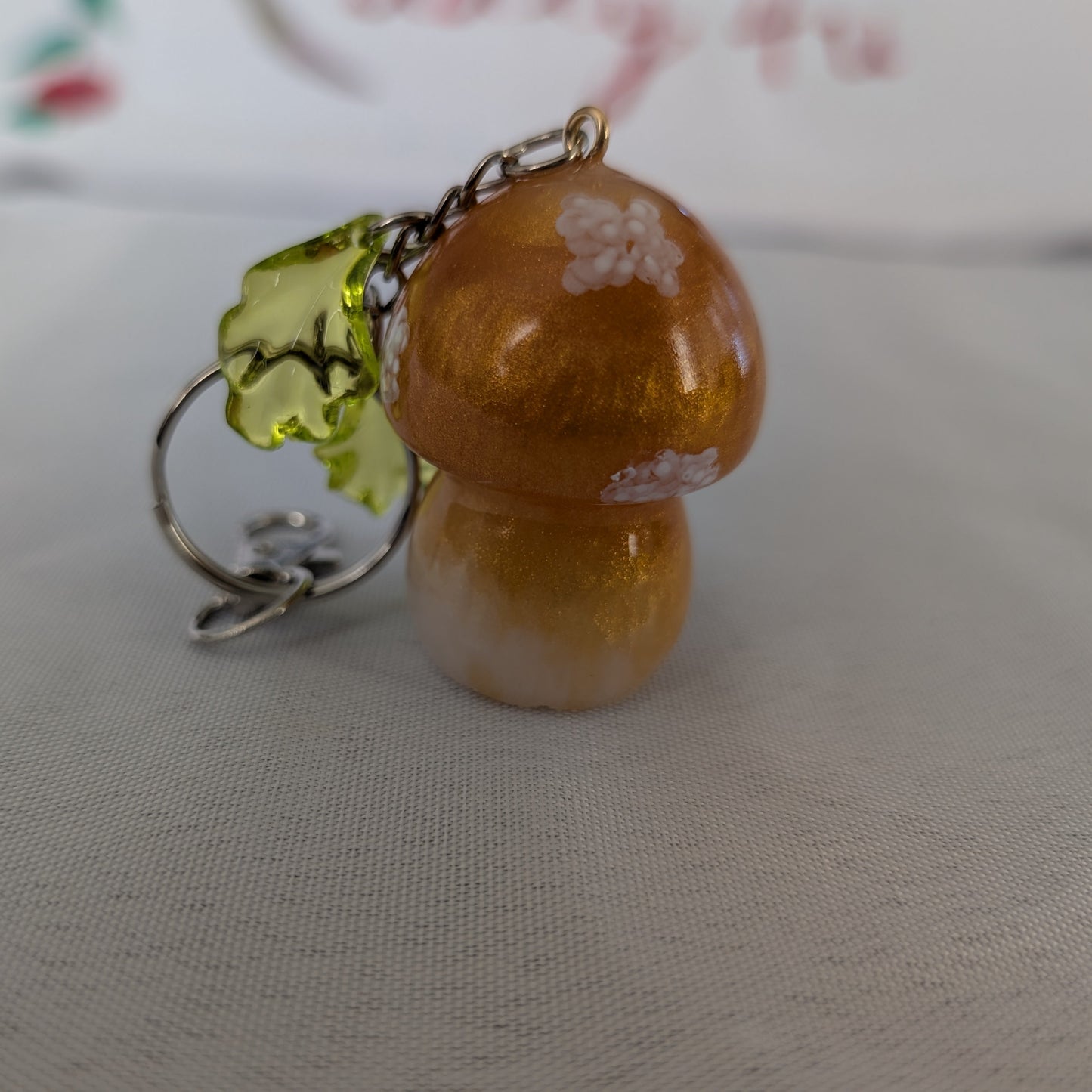 Keychain - Resin mushroom B