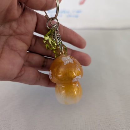 Keychain - Resin mushroom B