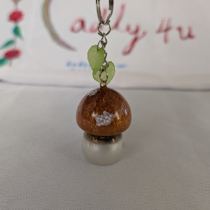 Keychain - Resin mushroom B