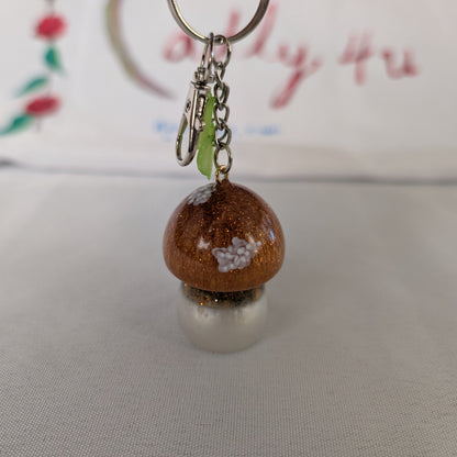 Keychain - Resin mushroom B