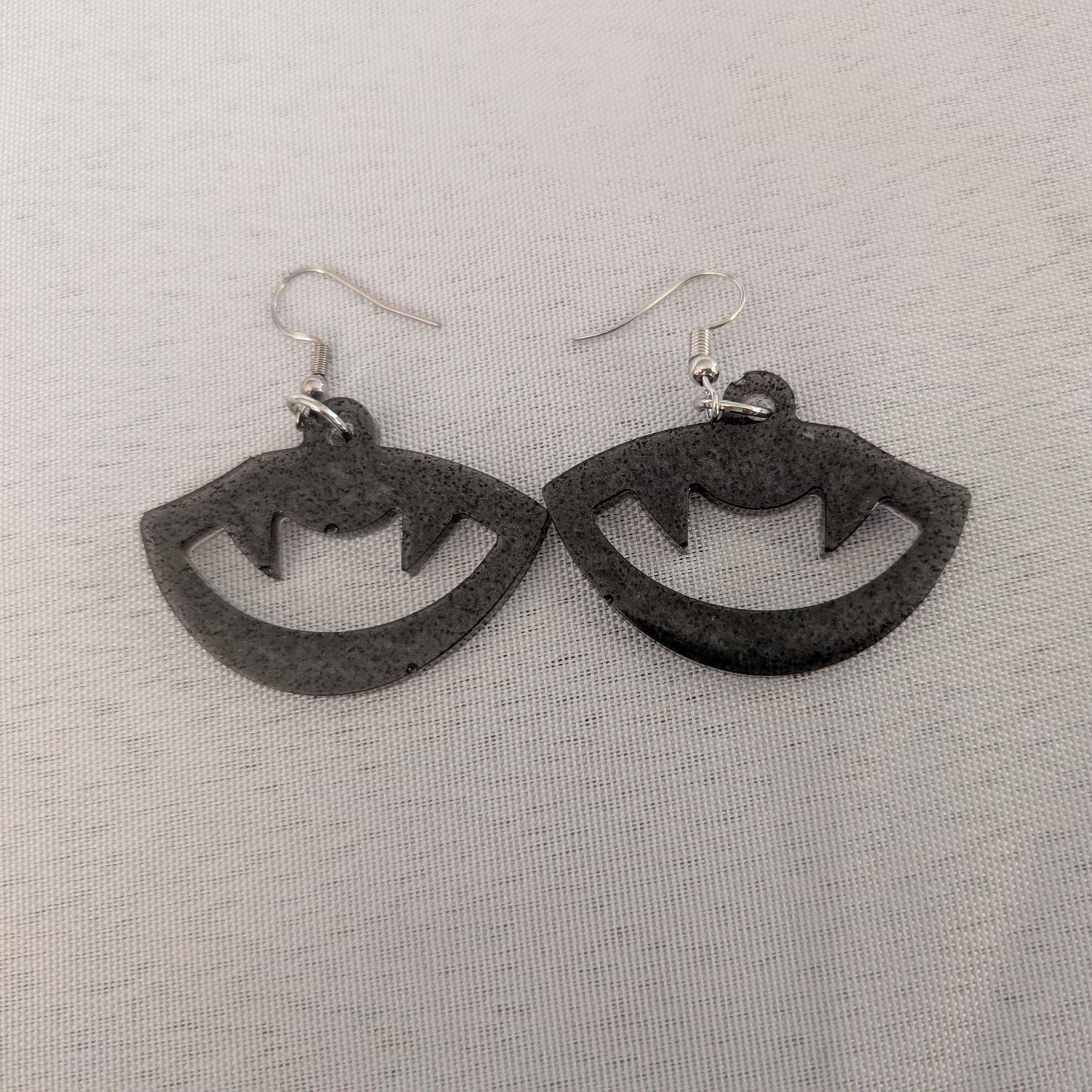 Earrings - Resin vampire teeth on hook
