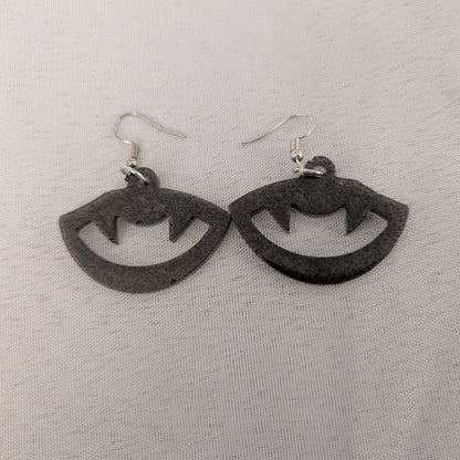 Earrings - Resin vampire teeth on hook