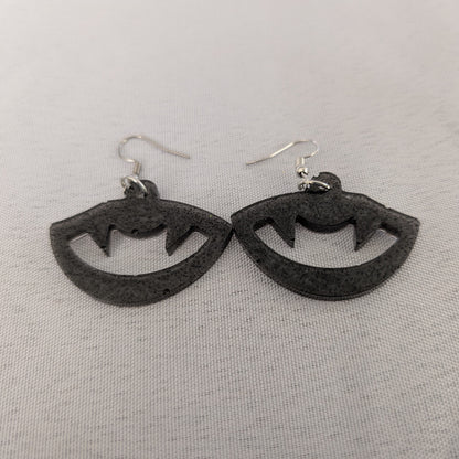 Earrings - Resin vampire teeth on hook