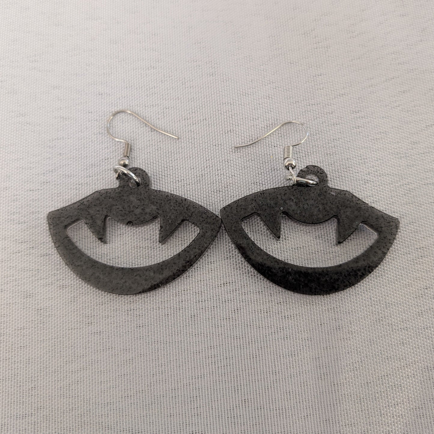 Earrings - Resin vampire teeth on hook