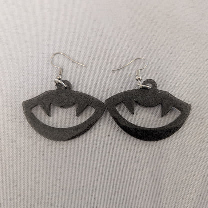 Earrings - Resin vampire teeth on hook