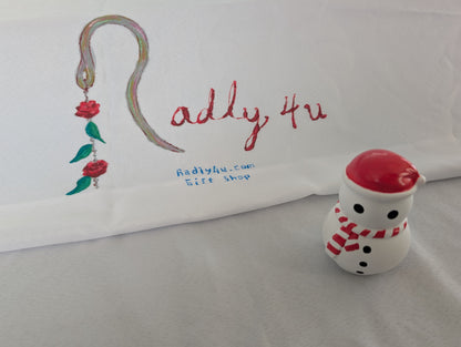Knickknack - Resin snowman trinket with lid