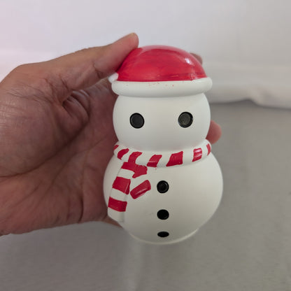 Knickknack - Resin snowman trinket with lid