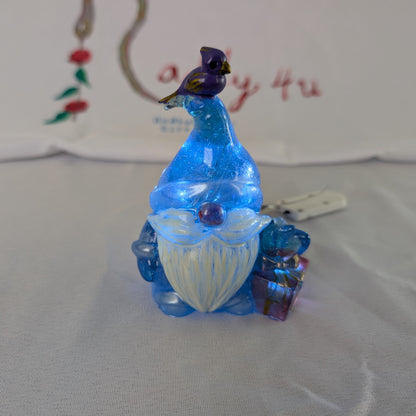 Knickknack - Resin Gnome with bird