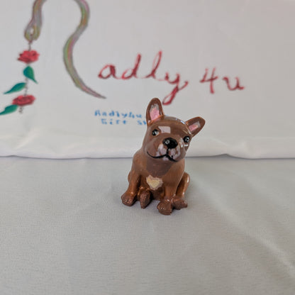 Knickknack - Resin frenchie dog trinket
