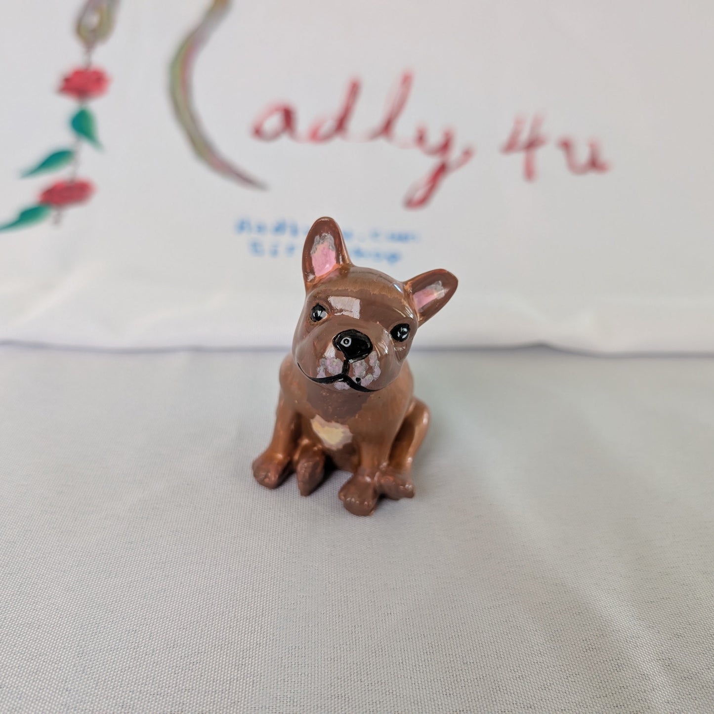 Knickknack - Resin frenchie dog trinket
