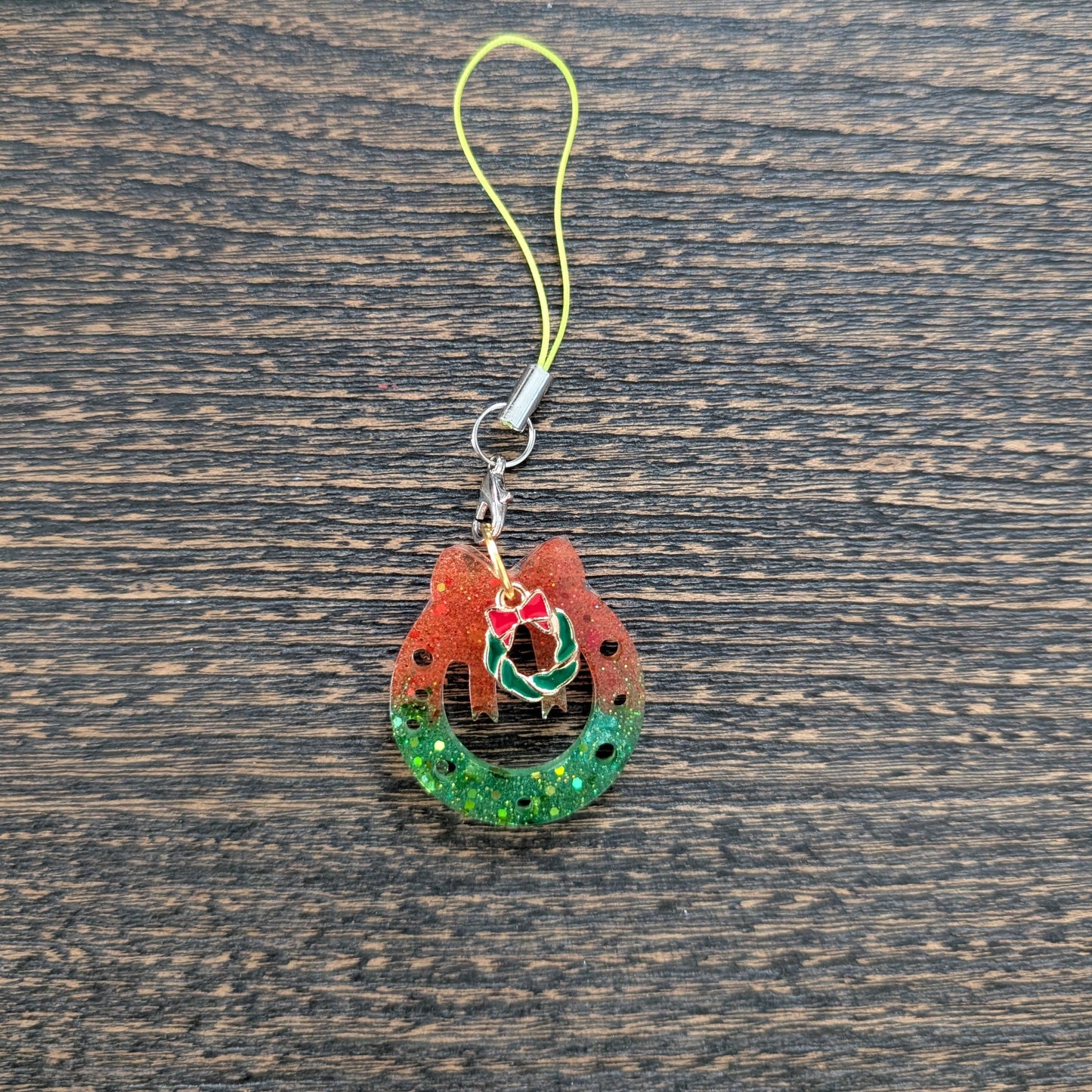 Phone charm - Resin Christmas charm