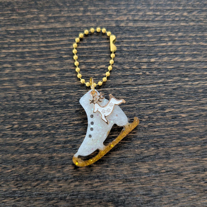 Keychain - Resin Christmas charm