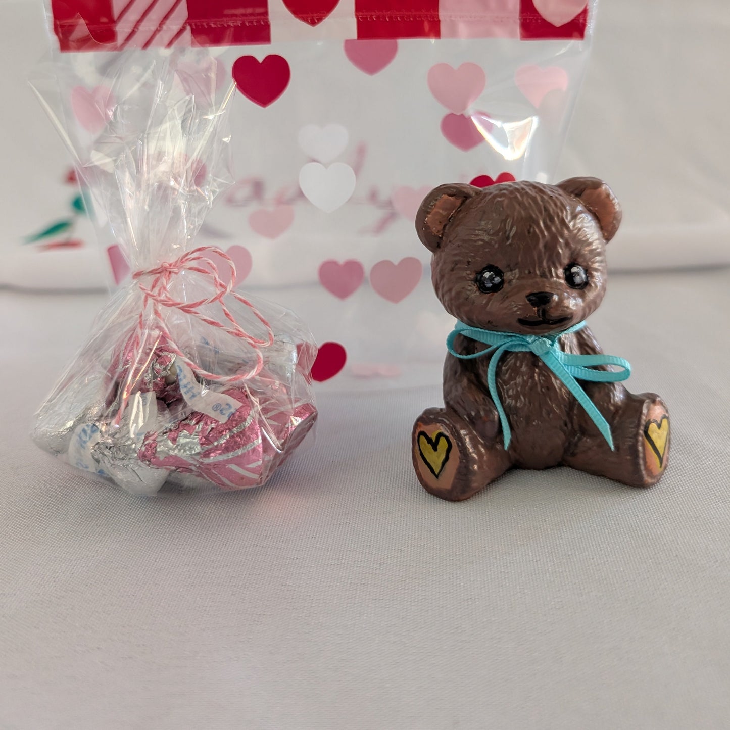 Handcrafted Eco-Resin Teddy Bear knickknack