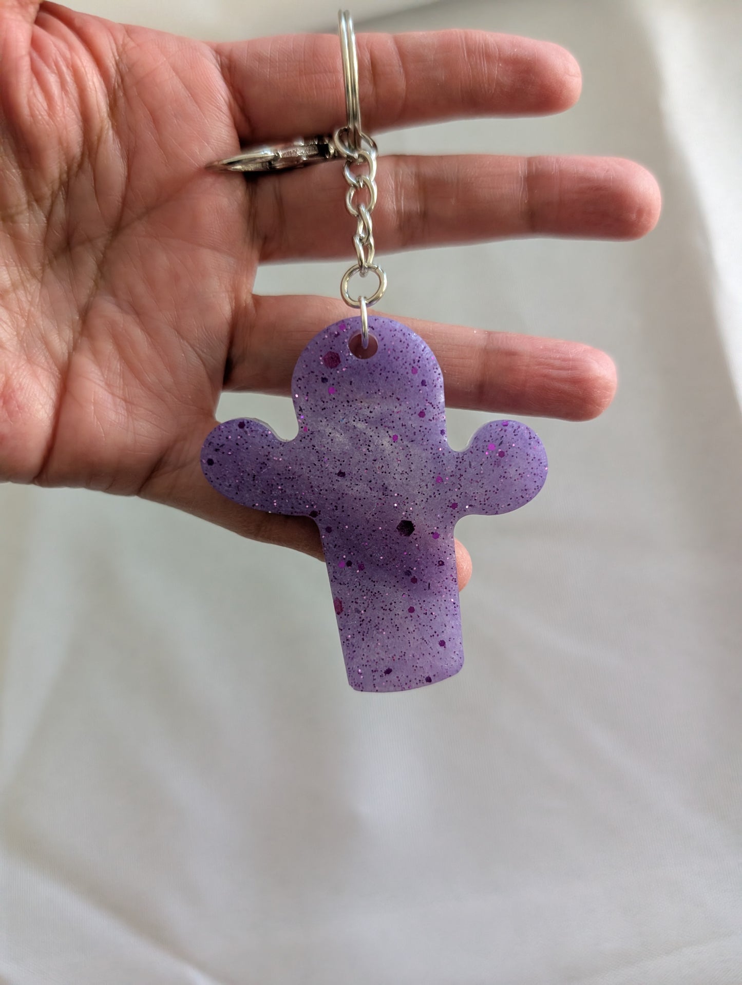 Keychain - Resin cactus