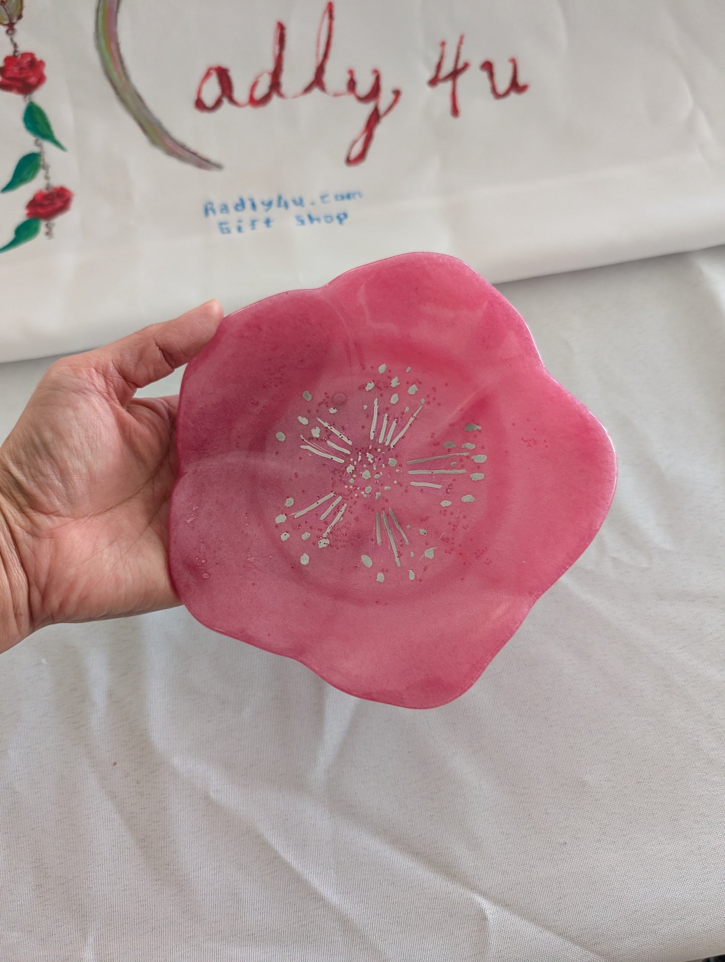 Resin Flower Trinket/Jewelry tray