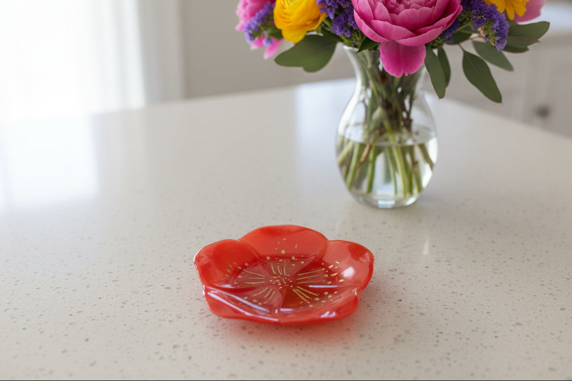 Resin Flower Trinket/Jewelry tray