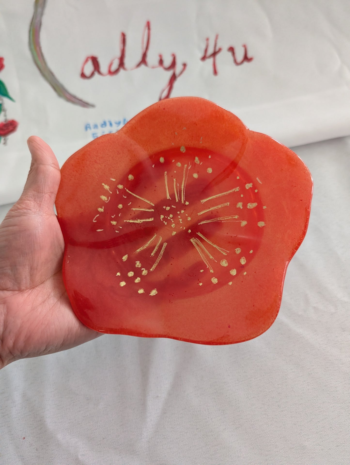 Resin Flower Trinket/Jewelry tray
