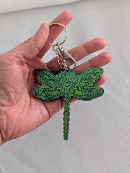 Keychain - Handmade Resin dragonfly