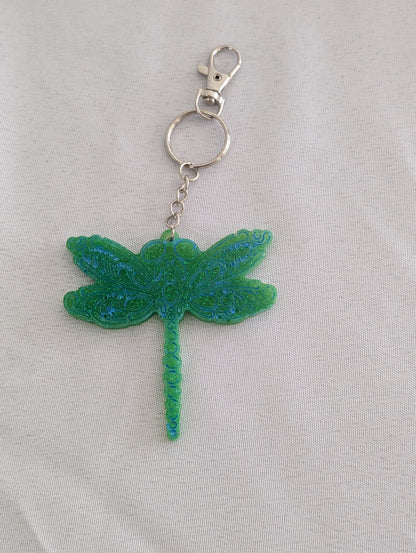 Keychain - Handmade Resin dragonfly