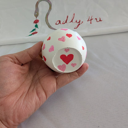 "Love Hatch" Resin Chick Figurine – Hand-Painted Ceramic-Style Knickknack