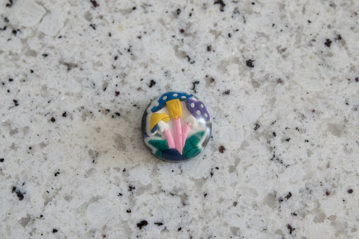 Magnet - Resin mushroom