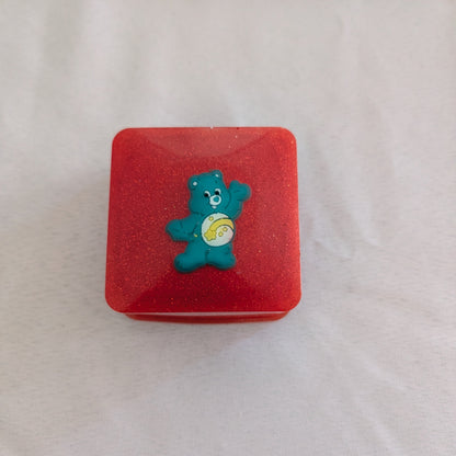 Resin square with character lid jewelry/trinket box