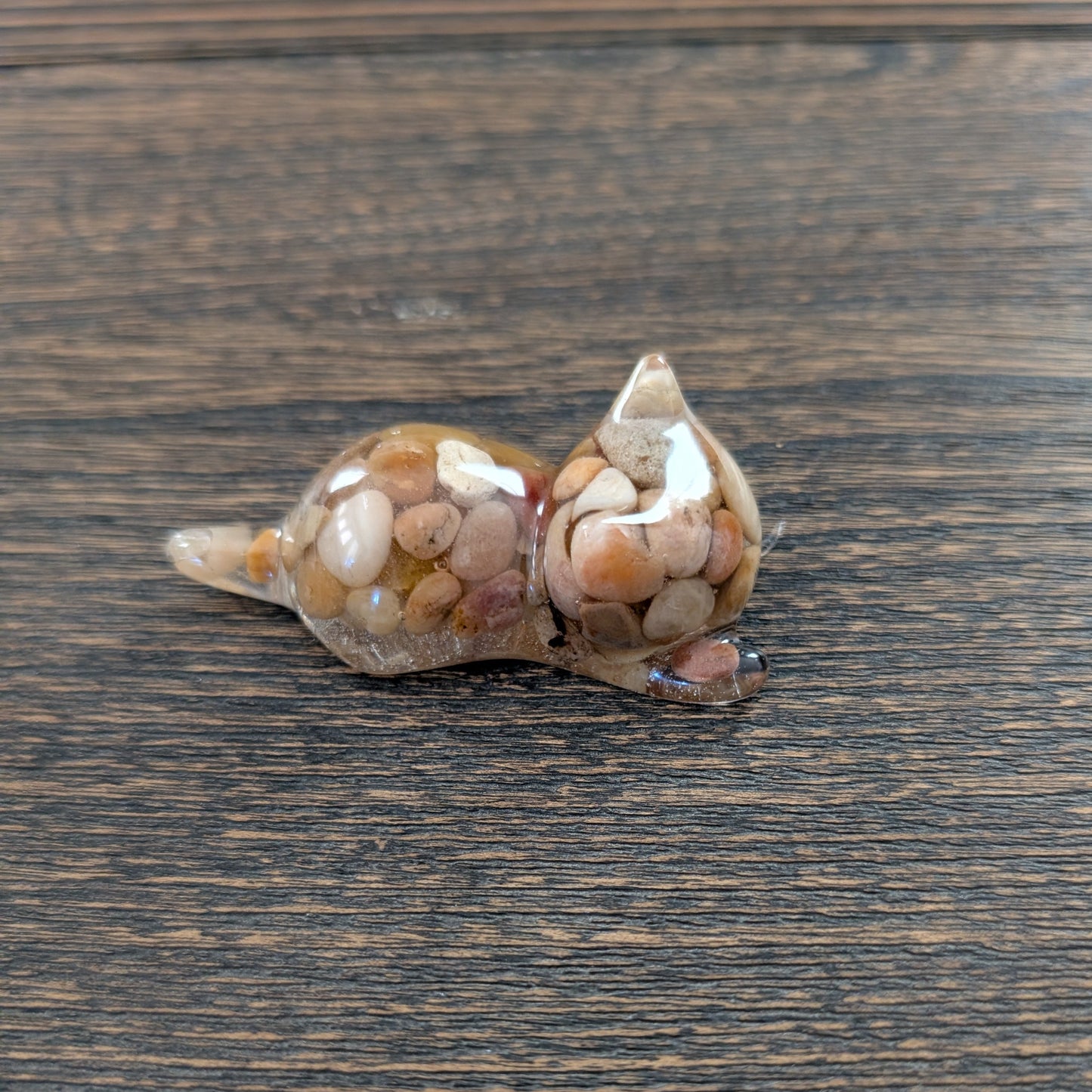 "River Cat" Resin Figurine – The Perfect Gift for Nature & Cat Lovers