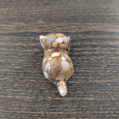 "River Cat" Resin Figurine – The Perfect Gift for Nature & Cat Lovers