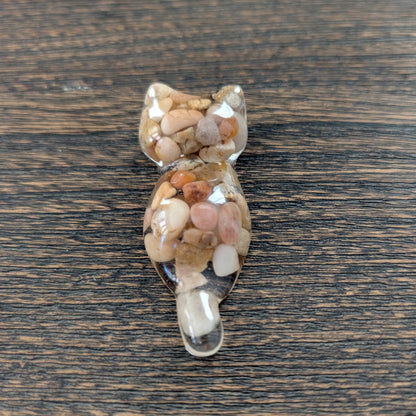 "River Cat" Resin Figurine – The Perfect Gift for Nature & Cat Lovers