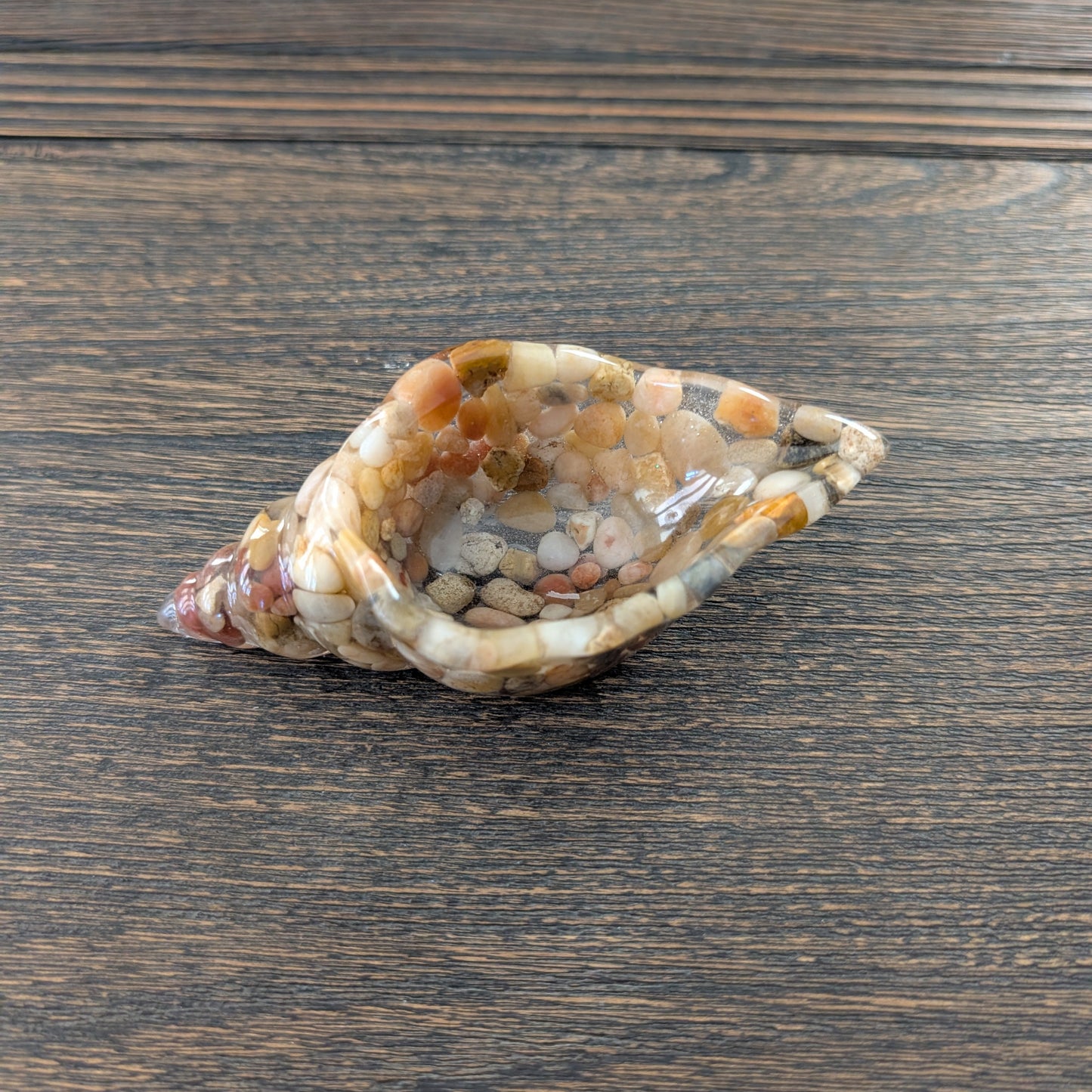 Knickknack - Resin trinket conch/sea snail A dish