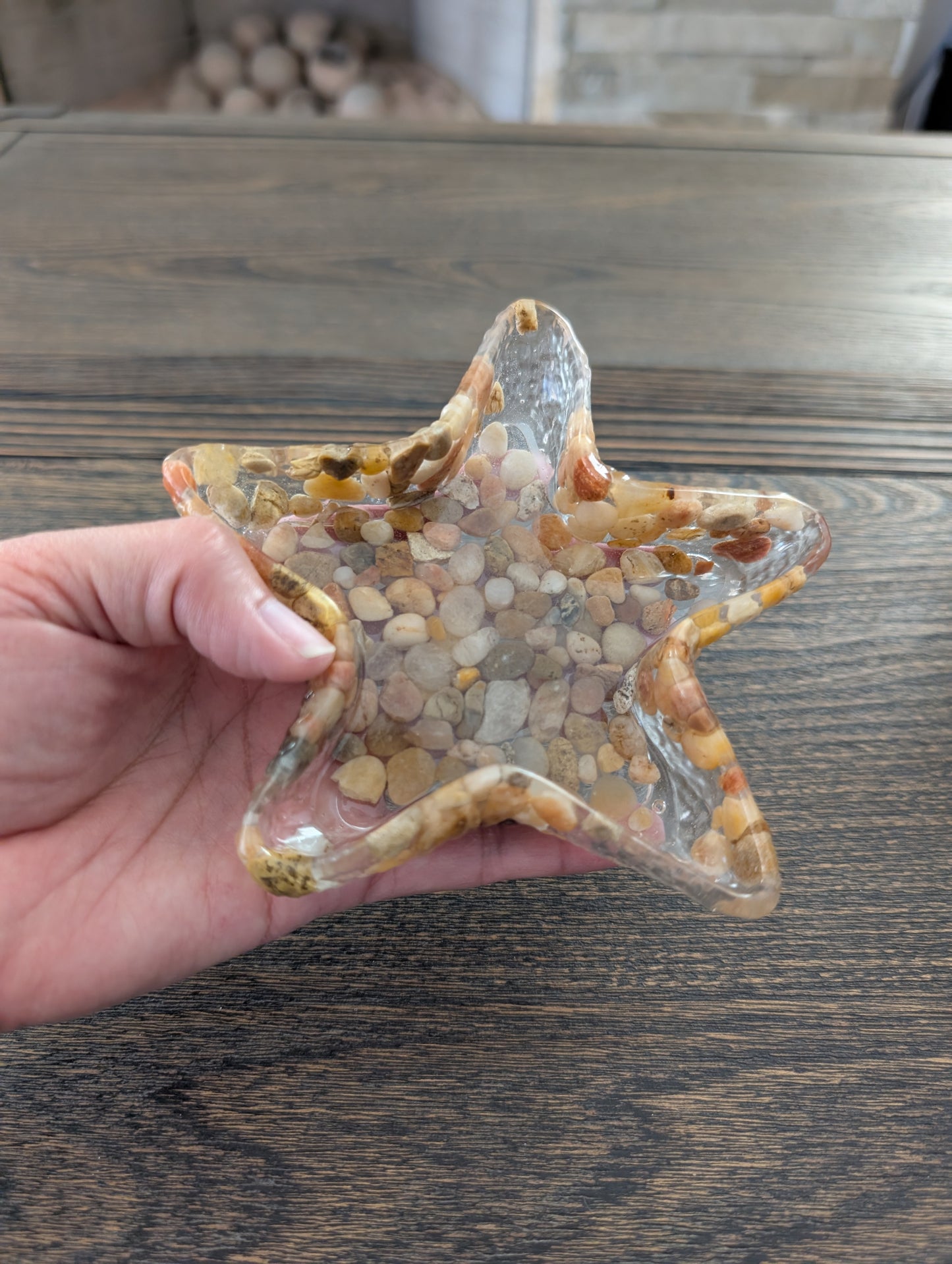 Resin Starfish trinket dish
