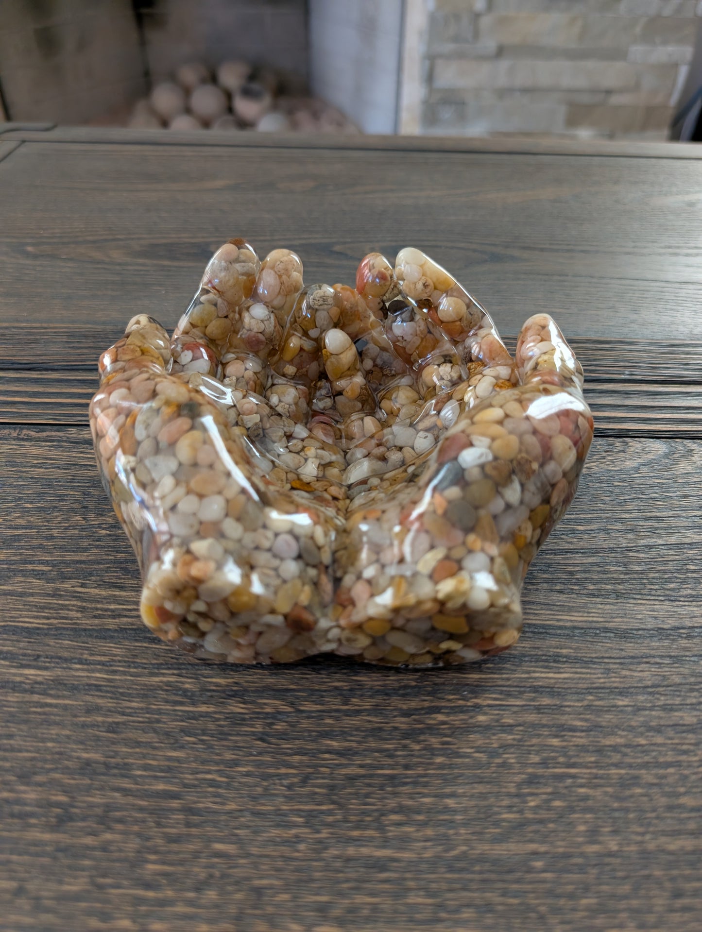 Resin Reaching Hands Jewelry Holder – Unique Catch-all Tray for Rings & Keys