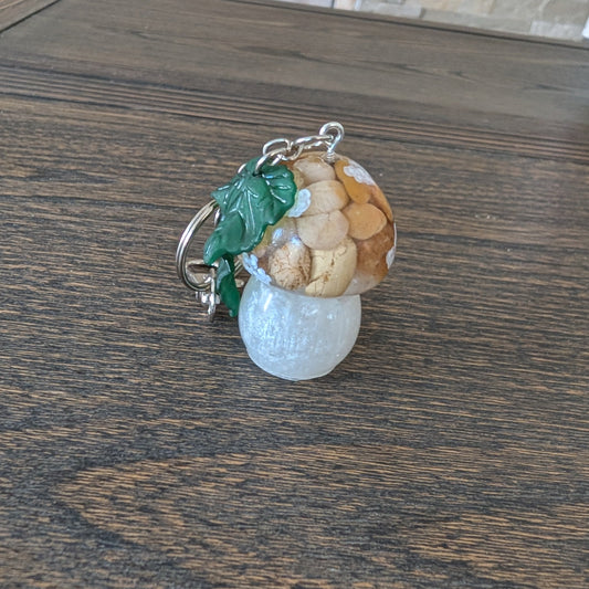 Keychain - Resin mushroom B