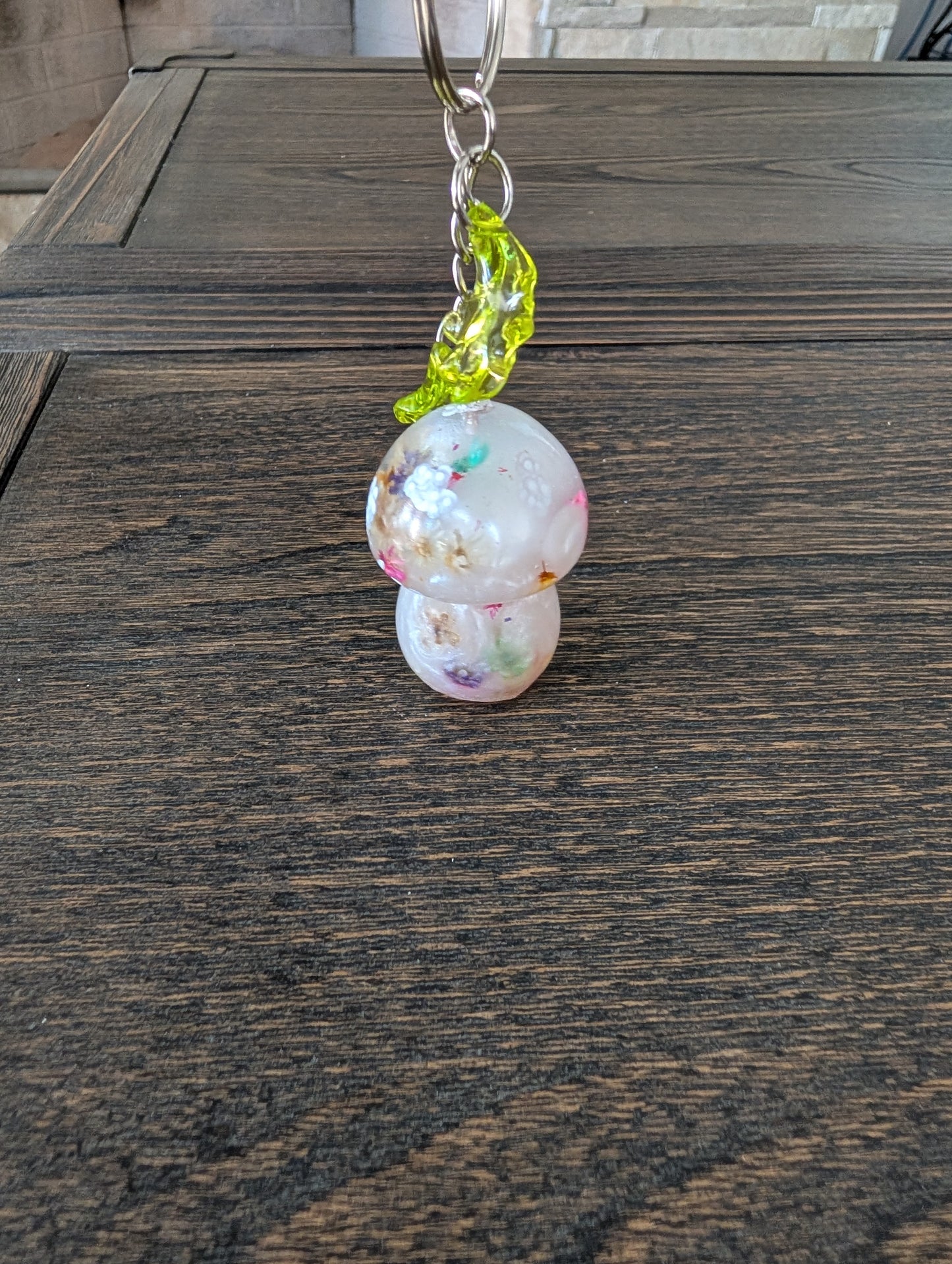 Keychain - Resin mushroom B